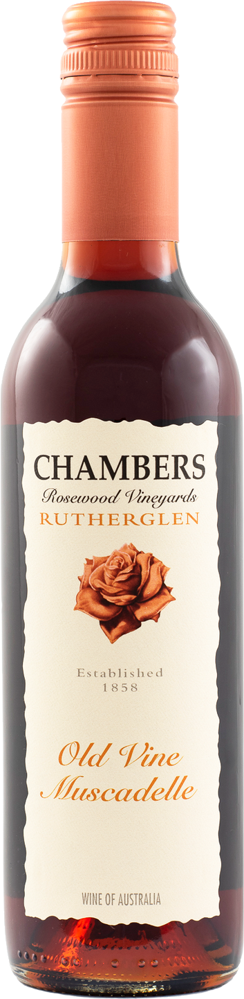 Chambers Rosewood Old Vine Muscadelle Non Vintage bottle — Rutherglen | Fortified